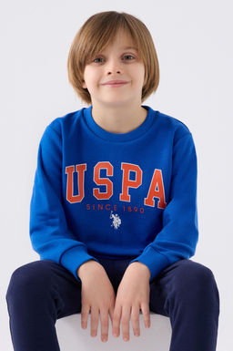 Erkek _ocuk Kobalt Mavi Pijama Tak_m_ Sepette S_rpriz _ndirim - U.s. polo assn фото 2