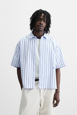 STRIPED EMBROIDERED SHIRT - Zara фото 2