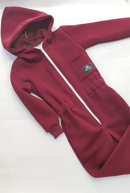 Футер 3х нитка С НАЧЕСОМ комбинезон с капюшоном - Knitka wear фото 7