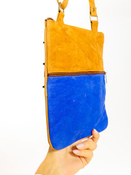 Сумка замшевая в ассортименте через плечо1107/49 - Ганг фото 3