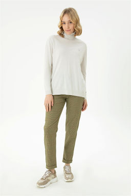 Женский базовый свитер с водолазкой и каменным воротником Неожиданная скидка в корзине - U.s. polo assn фото 4