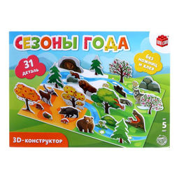 3D конструктор Сезоны года, 31 деталь - Unicon фото 5