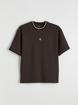 Bisiklet Yaka Erkek Spor Ti??rt