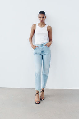 Z1975 MOM-FIT HIGH-WAIST JEANS - Zara фото 19