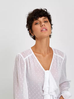 10200260545 Блузка жен. Tiora белый - Concept club фото 2