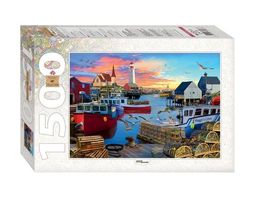 Степ. Пазл 1500 арт.83067 "Бухта Пегги"