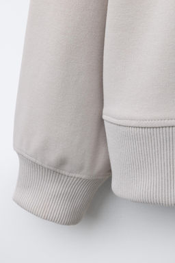 INTERLOCK SWEATSHIRT AND WIDE-LEG TROUSERS SET - Zara фото 7