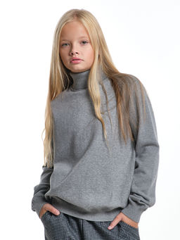 Джемпер (водолазка) 33-12240 т.серый