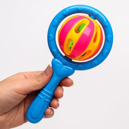 Набор погремушек Яркий маракас, 2 шт, цвет МИКС - Крошка я фото 2