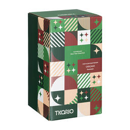 Свеча декоративная Origami золотого цвета из коллекции New Year Essential, 19 см - Tkano фото 3