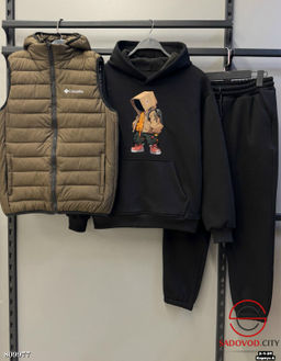 костюм тройка жилетка на флисе с мехом - Bruno фото 12