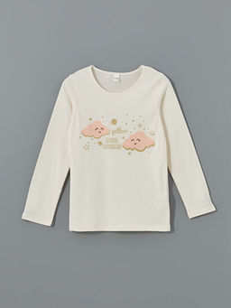 Bisiklet Yaka K?z ?ocuk Pijama Tak?m?