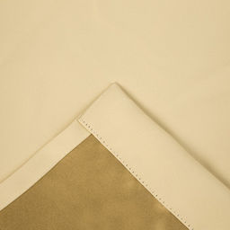 Штора блэкаут портьерная «Этель», 130×300 см, кремовая