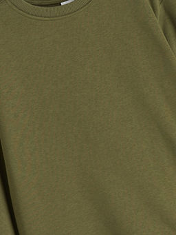 Bisiklet Yaka Erkek ?ocuk Sweatshirt