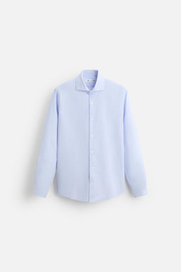 SLIM FIT STRIPED SHIRT - Zara фото 6