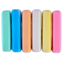 Мелки цветные, 6 цветов, 6 штук, «Смешарики»