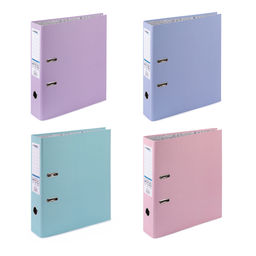 Expert Complete Регистратор Pastel 75 мм 50 шт. Classic Lite A4 арочный механ. (разб.) лён персиковый EC100192020