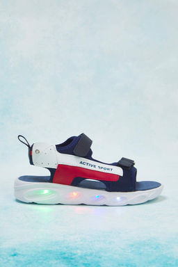 Lacivert Is?kl? Kucuk Erkek Cocuk Kids Spor Sandalet TAKSS25SD00071 - Trendyolmilla фото 4