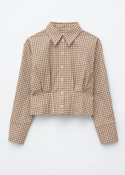 Camisa de corte ajustado a la cintura