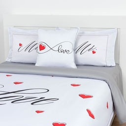 Постельное бельё Этель евро Mr&Mrs 200*215 см,240*215 см,50*70+4 см - 2 шт  фото 5