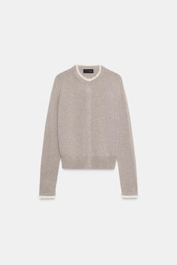 CARDIGAN WITH LACE TRIM - Zara фото 3