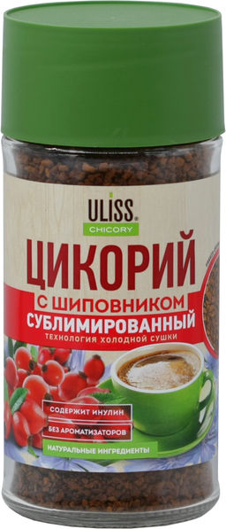 ULISS. Цикорий с шиповником 85 гр. стекл.банка
