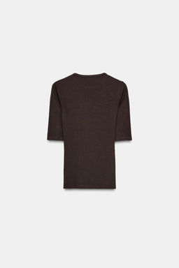 RIB T-SHIRT - Zara фото 4