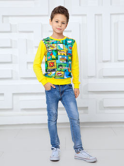 Свитшот "Тродон",лимонный