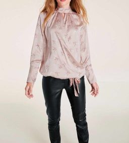 Блузка, розовая
