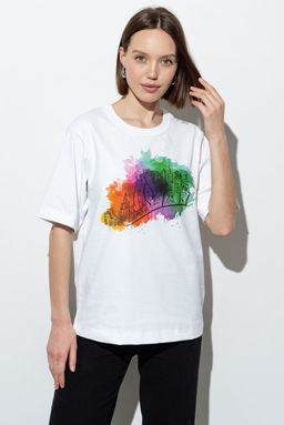 ФУТБОЛКА ЖЕНСКАЯ арт. 1900W-20282.1F-921.1231 - Almando melado фото 16