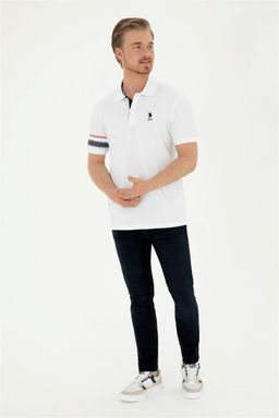 Футболка мужская U.S. Polo Assn белая  фото 4