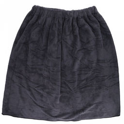 Килт махровый Хозяин 75х175см, хлопок 100%, на резинке с липучкой, на кнопке, с карманом, вышивка Boss; с полотенцем 75х36см, серый (Китай) - Домашняя мода фото 3