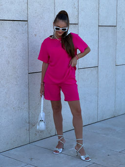 Костюм Манго (шорты+блуза)_О820/ярко-розовый - Ihomelux фото 4