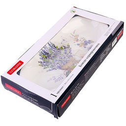 60200 Блюдо сервировочное 28,2х14,5х3,5см Утренняя свежесть доломит LR (х24) - Mayer&boch фото 4