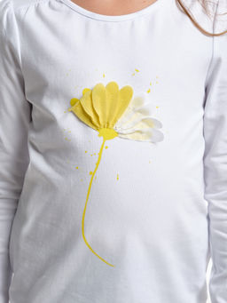 Футболка (лонгслив)	 UD 3230 белый - Mini maxi фото 7