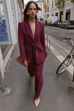 STRAIGHT-LEG TROUSERS