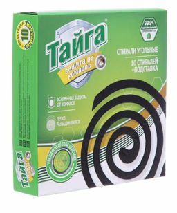 ТАЙГА от комаров спирали Угольные