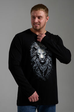 8546 Футболка с длинным рукавом мужская