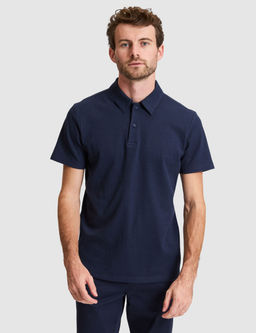 Lacivert Slim Fit Polo Yaka Ti__rt