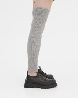 Гетры из монгольской шерсти серые