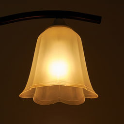 Цена за 3 шт. Плафон универсальный «Цветок» Е14/Е27 прозрачный 14×14×13 см