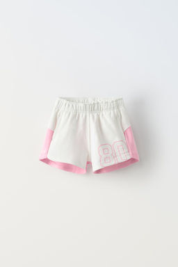 COLOUR BLOCK BERMUDA SHORTS WITH SLOGAN - Zara фото 8