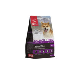 BLITZ ADULT SALMON & RICE Sensitive лосось, рис 1.8 кг BDD46-1-01800
