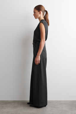 PANTALONES REGULAR FIT WIDE LEG MEZCLA LANA - H&m фото 4