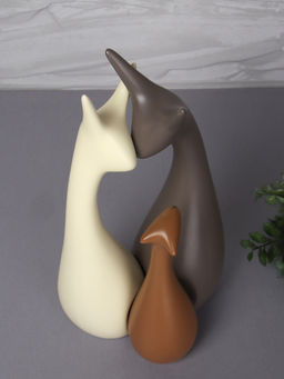 Статуэтка Кошка набор 3 штуки / JIN-01 /уп 30/ - ГалеонТрейд фото 3