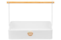 Органайзер металлический с деревянной ручкой 34*18,5*26,5 см - Elan gallery фото 5