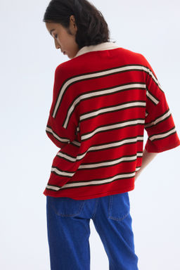 Polo oversize en punto fino - H&m фото 5