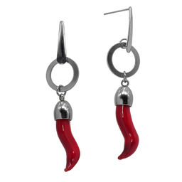 Серьги из муранского стекла PAPRIKA LC3445