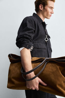 LEATHER TOTE BAG - Zara фото 5