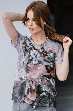 Футболка вискозная с невидимыми швами